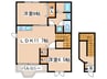 イタ－ナル 2LDKの間取り