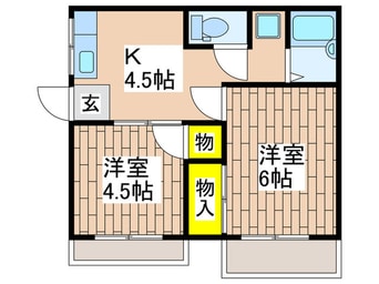 間取図 レピュ－ト中里
