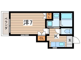 間取図 クレイン みどり台