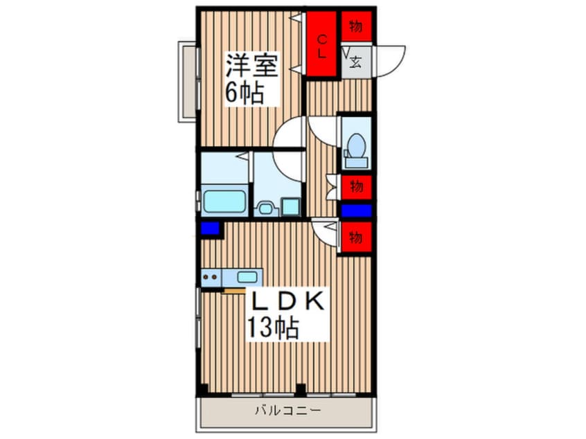 間取図 サンホワイトパレス