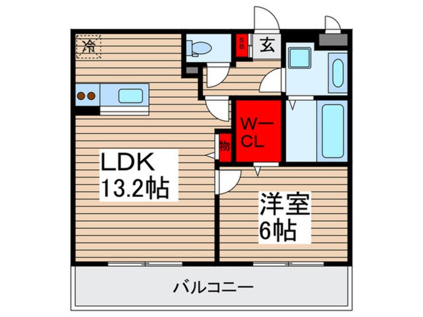 間取図 E．Ｉ．レジデンス Ａ