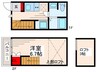 コンフォール小岩 1Kの間取り