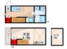 コンフォール小岩 1Kの間取り