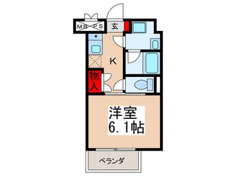 間取図 プティオリヴィエ