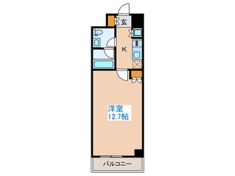 間取図 レジディア市ヶ谷Ⅱ