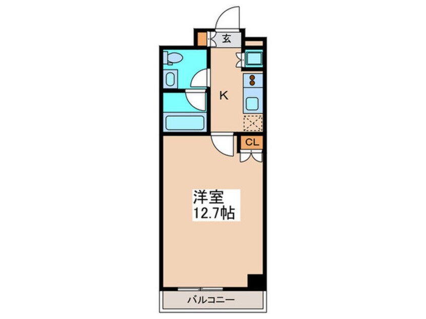 間取図 レジディア市ヶ谷Ⅱ
