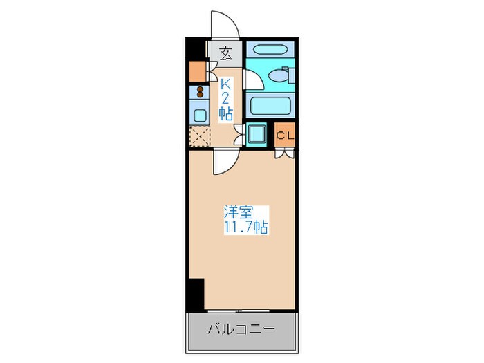 間取り図 レジディア市ヶ谷Ⅱ