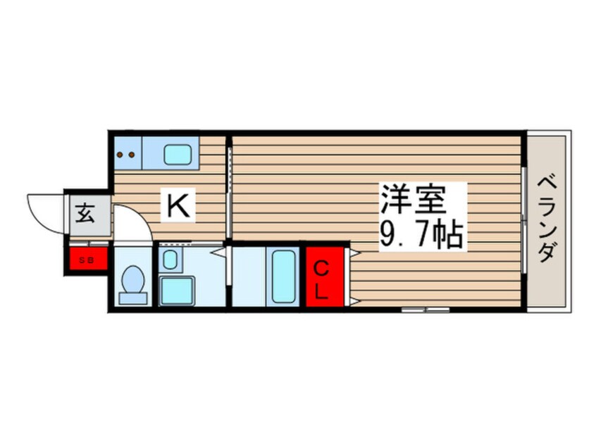 間取図 Ｍｓ－ＧＯＮ