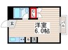 ガ－デンハイム 1Rの間取り