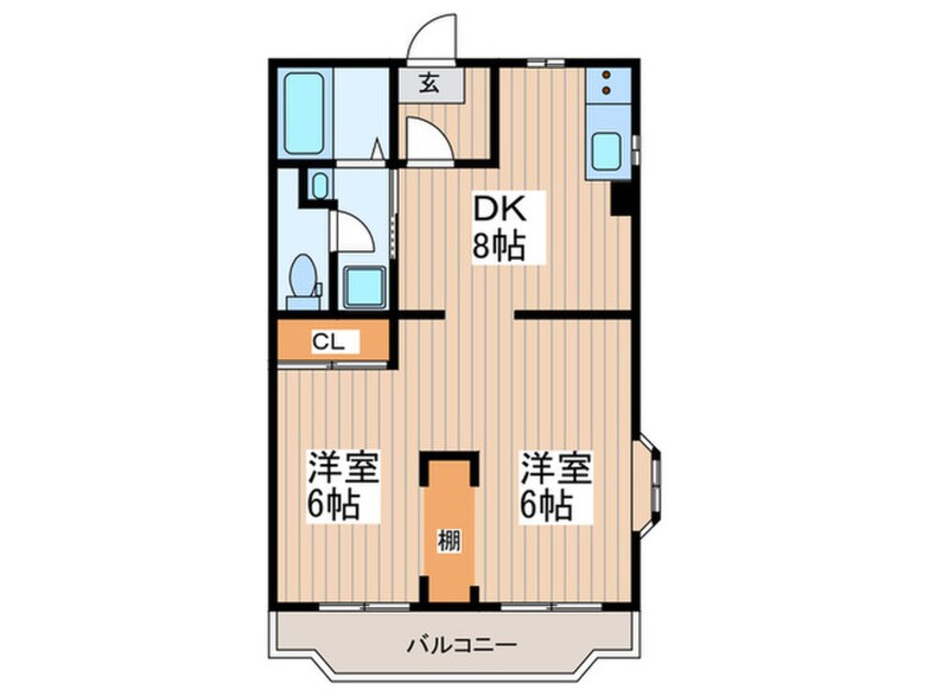 間取図 アミティ－烏山