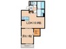ブレッシア石神井公園 1LDKの間取り
