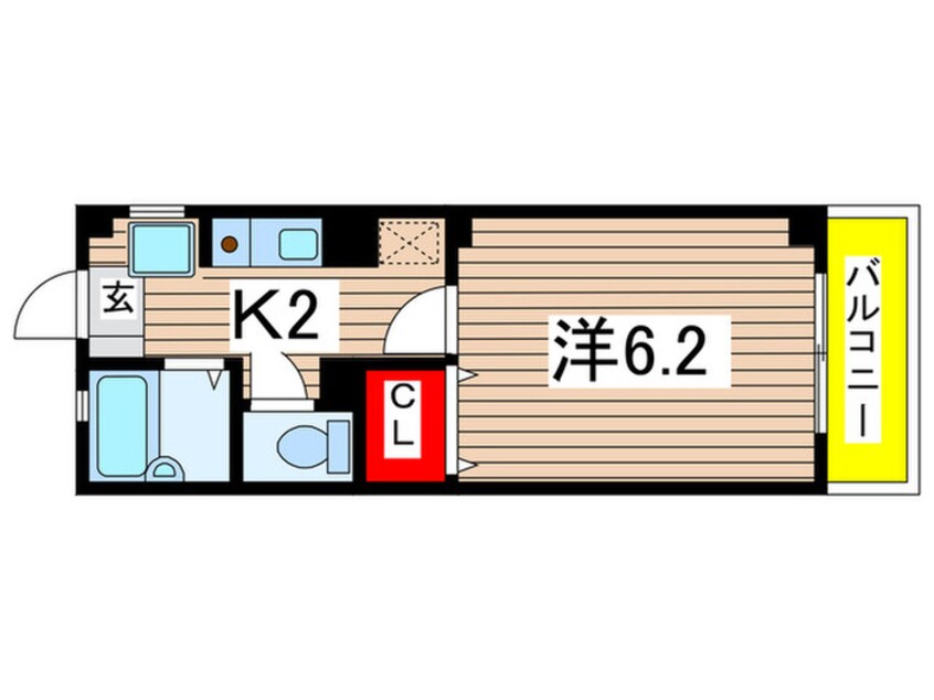 間取図 パレスミユキ１１番館