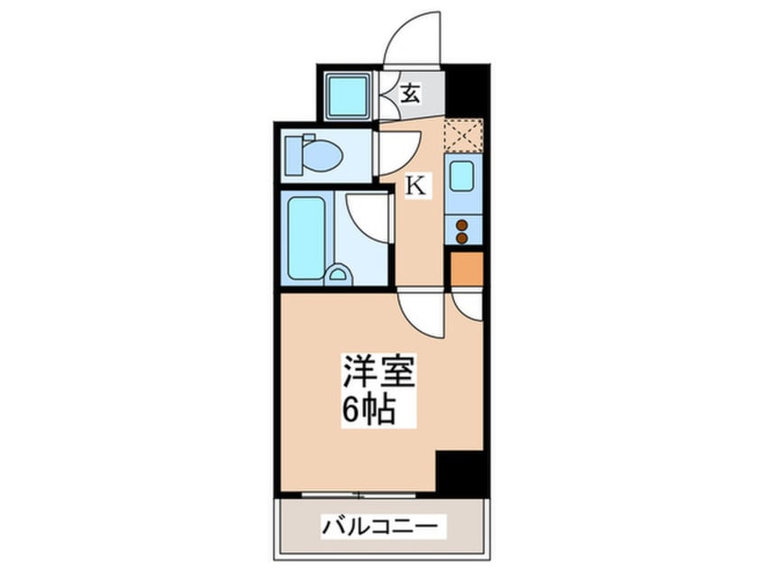 間取図 ル－ブル北新宿