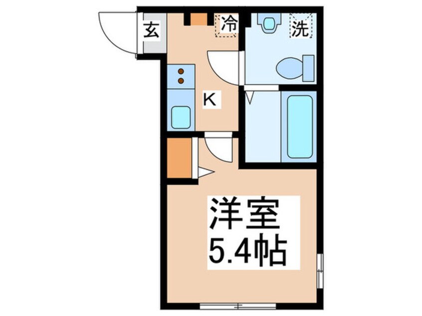 間取図 アザーレ・パッシオ矢部Ｂ　