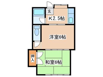 間取図 鈴張ハイツ