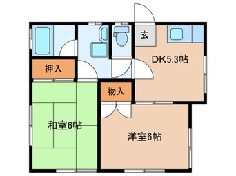 間取図 グリーンリーフ相模大野