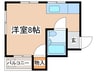 ハイム秋櫻 1Rの間取り