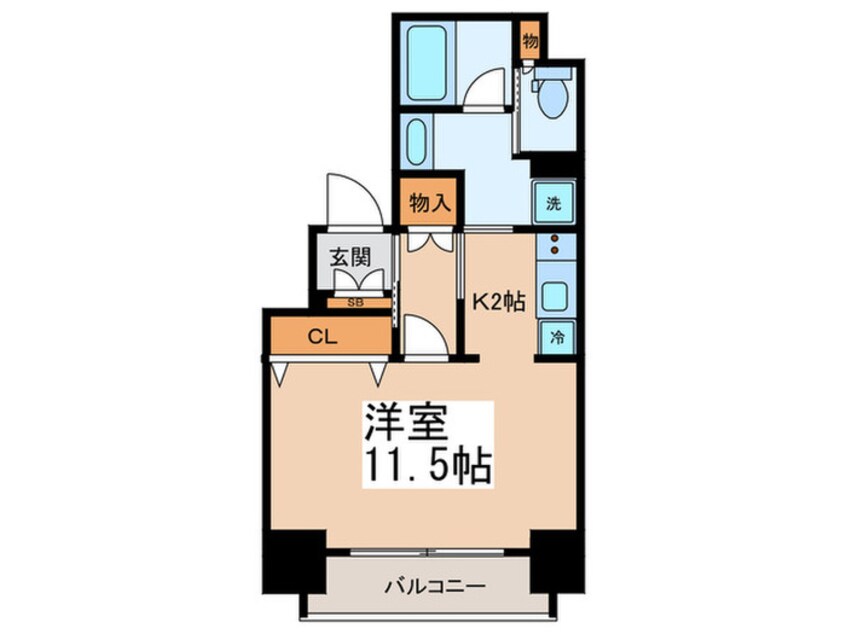 間取図 コンフォリア下北沢