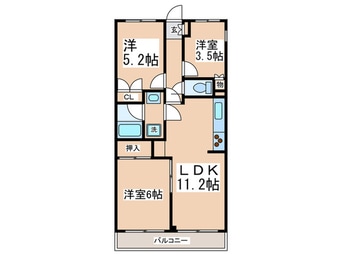 間取図 ＣＡＳＳＩＡたまプラーザ