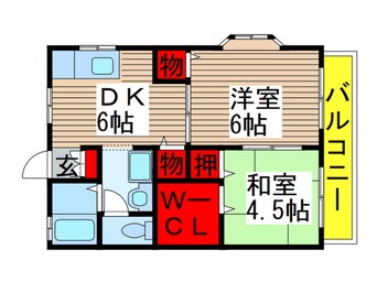 間取図 クレ－ルコ－ト