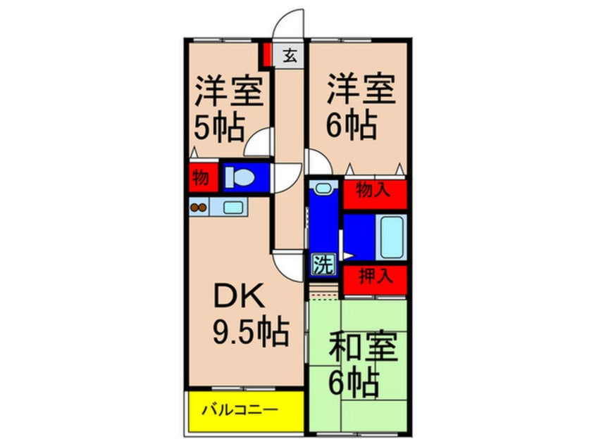間取図 グランド－ル