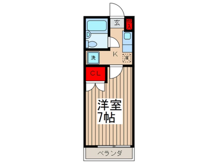 間取図 高坂第2コーポ
