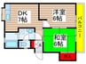 ブランヴェール 2DKの間取り