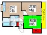 ブランヴェール 2DKの間取り