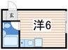 ノーブル竹之丸 1Rの間取り