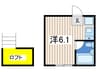 ノーブル竹之丸 1Rの間取り