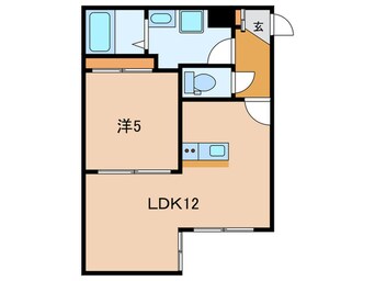 間取図 コンフォシード東坂下