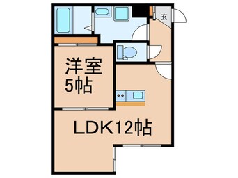間取図 コンフォシード東坂下