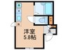 アロハビル 1Rの間取り