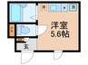 アロハビル 1Rの間取り