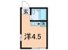 ラ・セゾンプランタン 1Rの間取り