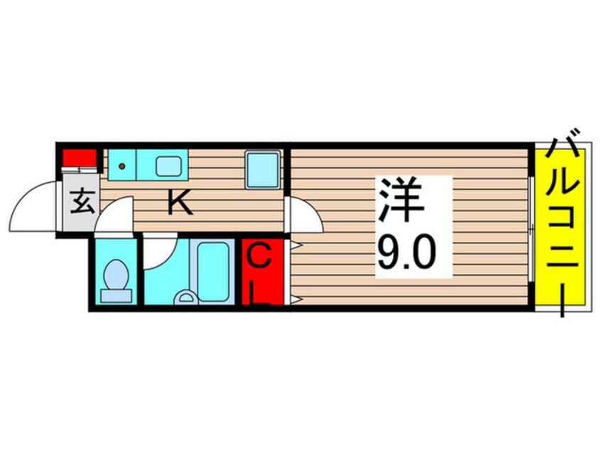 間取図 ボナール１７ビル