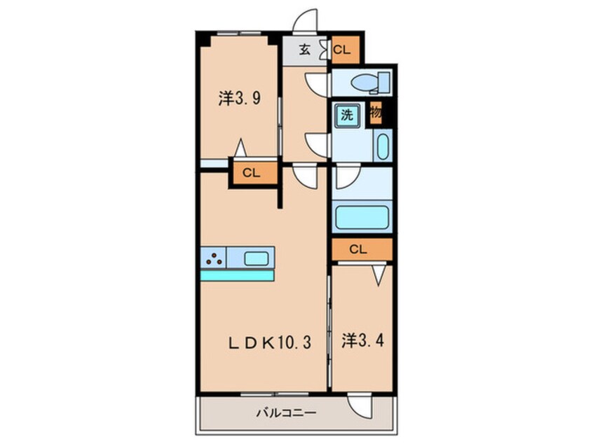 間取図 グランカーサ王子Ⅱ