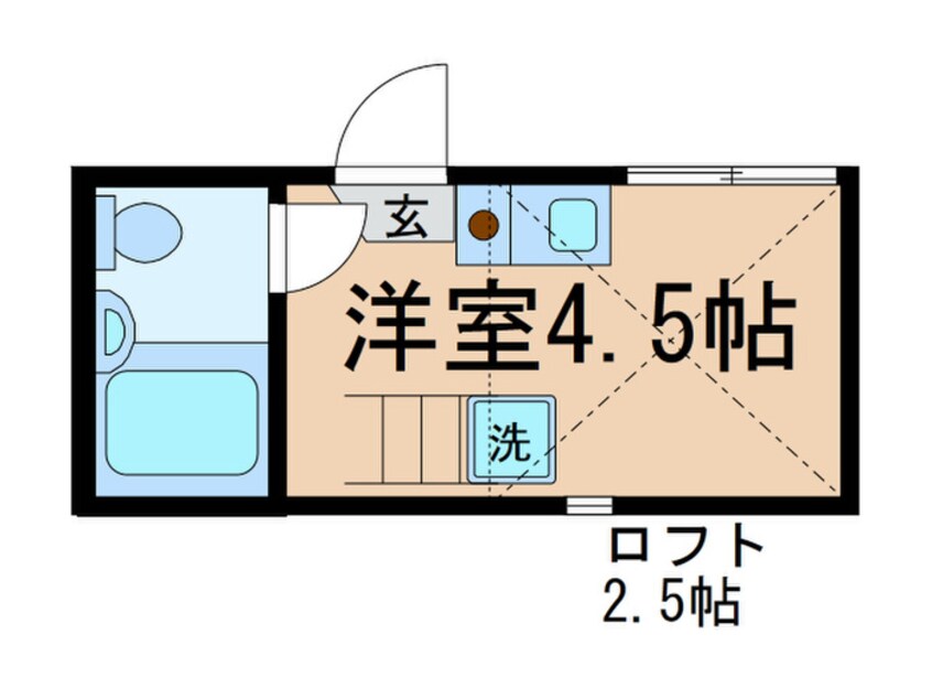 間取図 パソム仲六郷