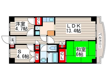 間取図 ﾍﾟﾙｼｪ-ﾙ西葛西