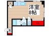 判澤マンション第１ 1Rの間取り