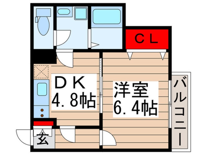 間取図 ハ－ベストヒルズ高柳