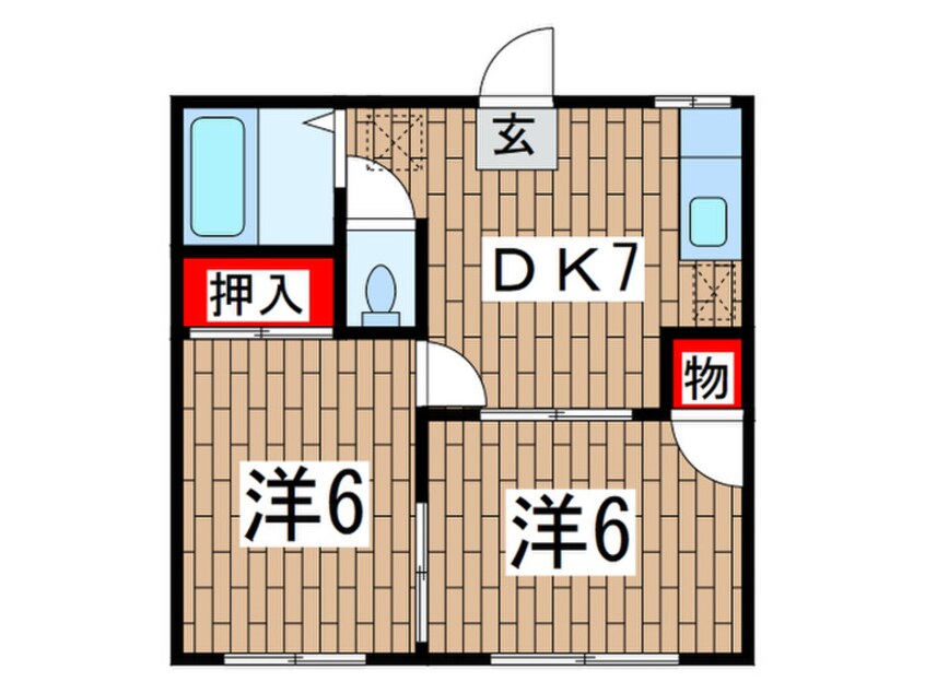 間取図 サンハイツ