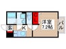 HOME　GRACE 1Kの間取り