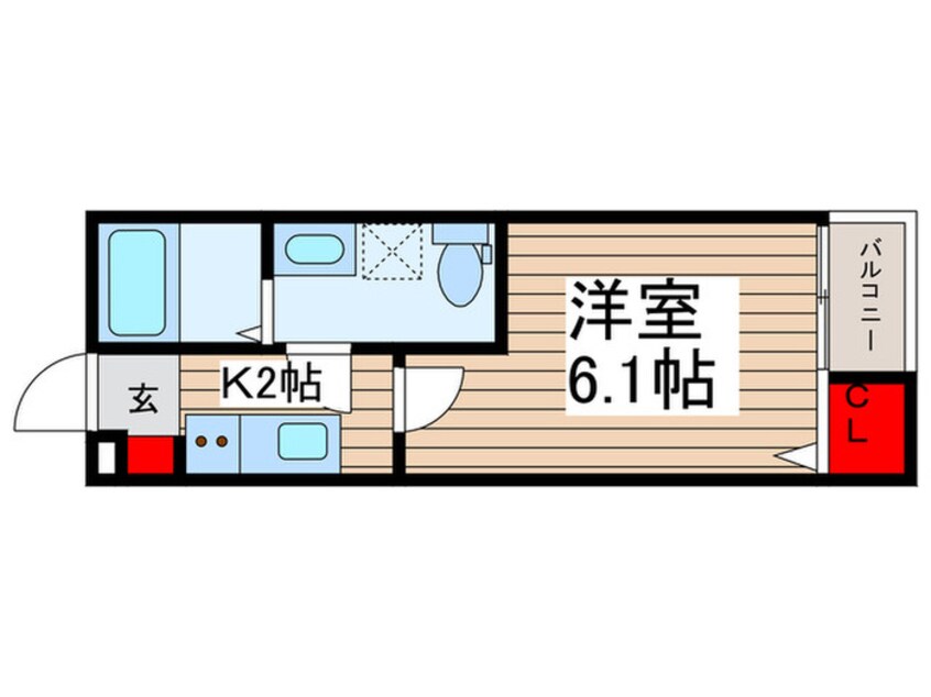 間取図 ローレルハウス大久保