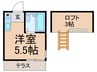 Ｆコ－ト池袋 1Rの間取り