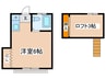アリスの家１ 1Rの間取り