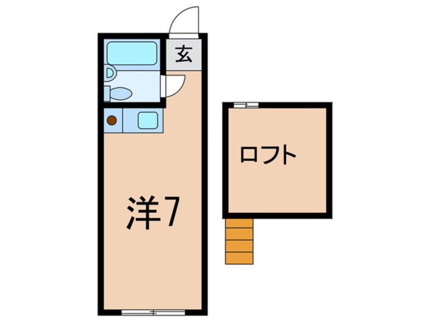 間取図 キングスガ－デン神楽坂