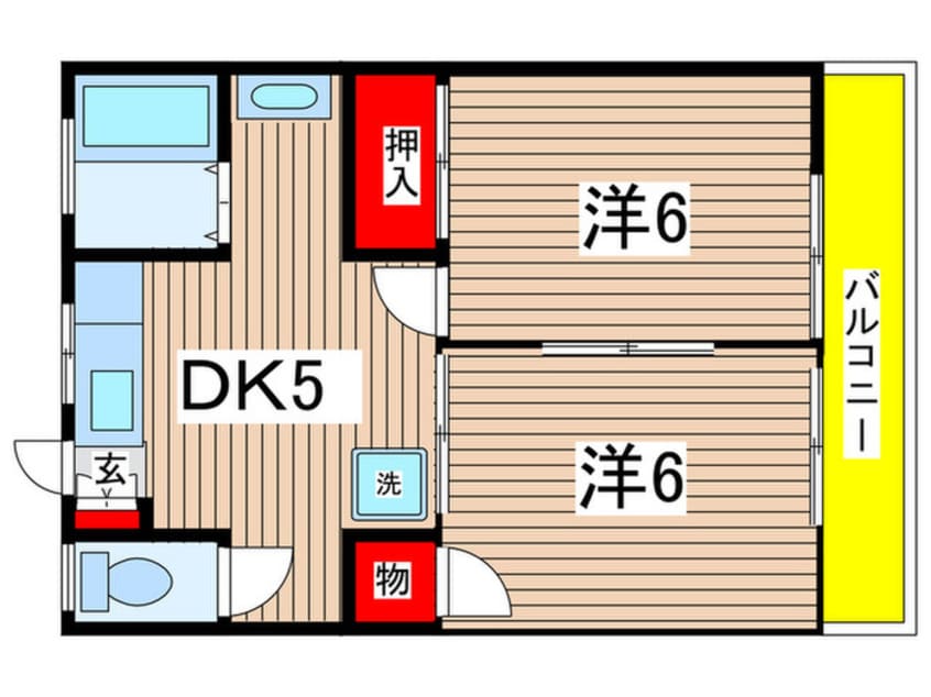 間取図 コ－トビレジ