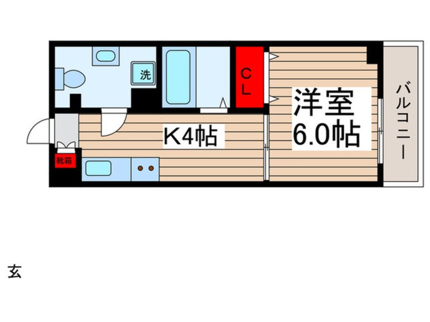 間取図 行徳マンション(3019)