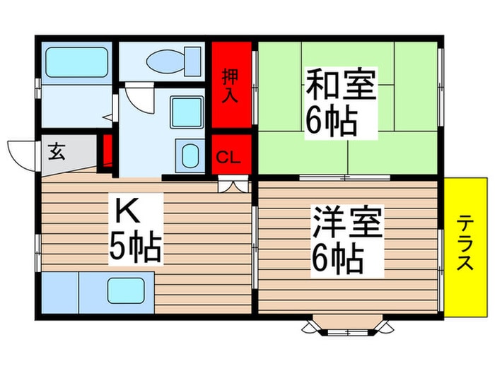 間取り図 エーワコーポ